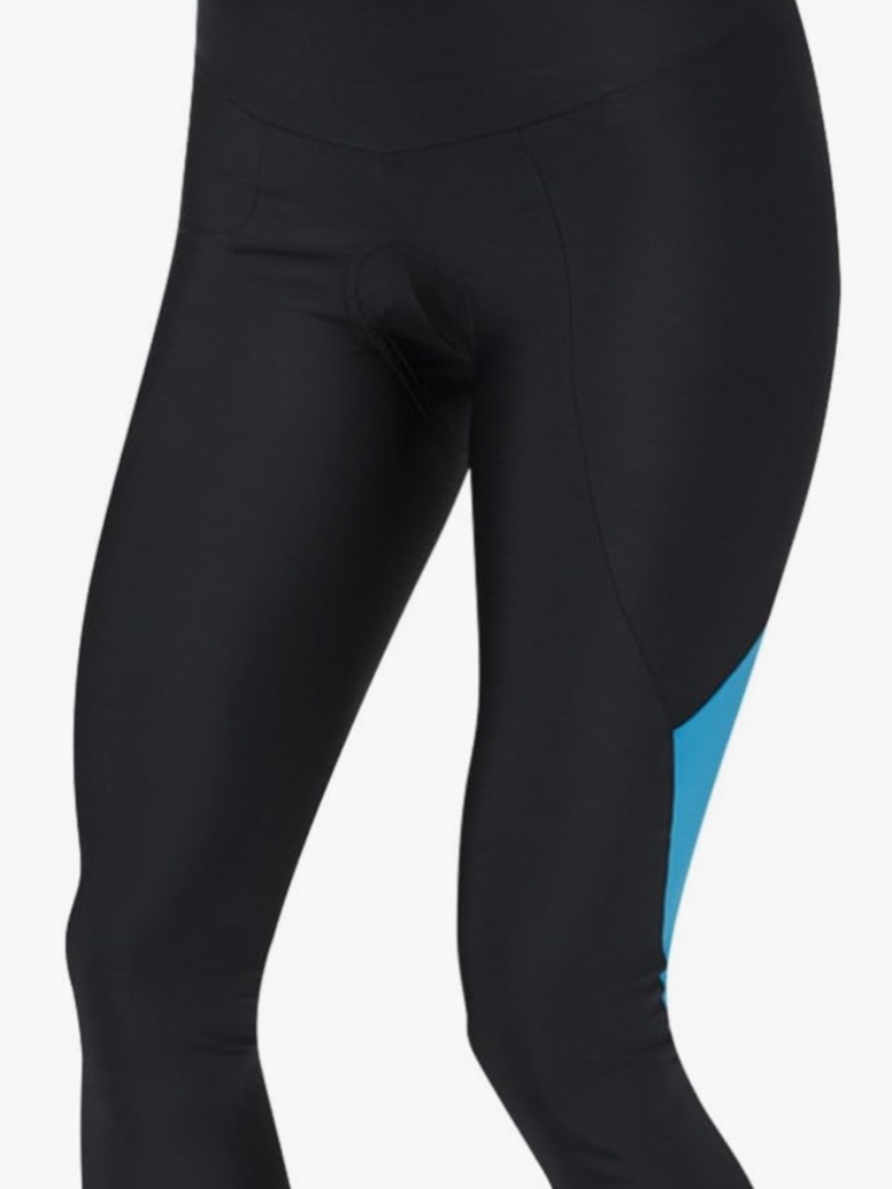 NEW PEARL IZUMI W Select Pursuit 3Qtr Tight, Black/Atomic Blue, X-Small